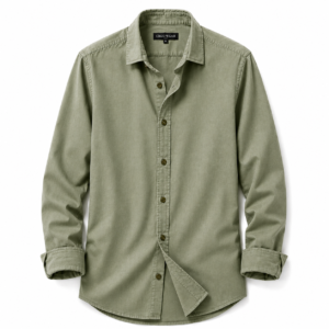 Creo Wear Signature Oxford Shirt – Olive Green